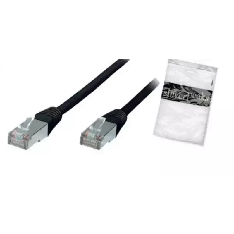 Verkkokaapeli ShiverPeaks BS75111-S 1 m Cat5e F/UTP musta