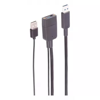 ShiverPeaks BS30-37075 aktiivinen USB 3.1 -kaapeli, A-uros A-naaraaseen, 10 m