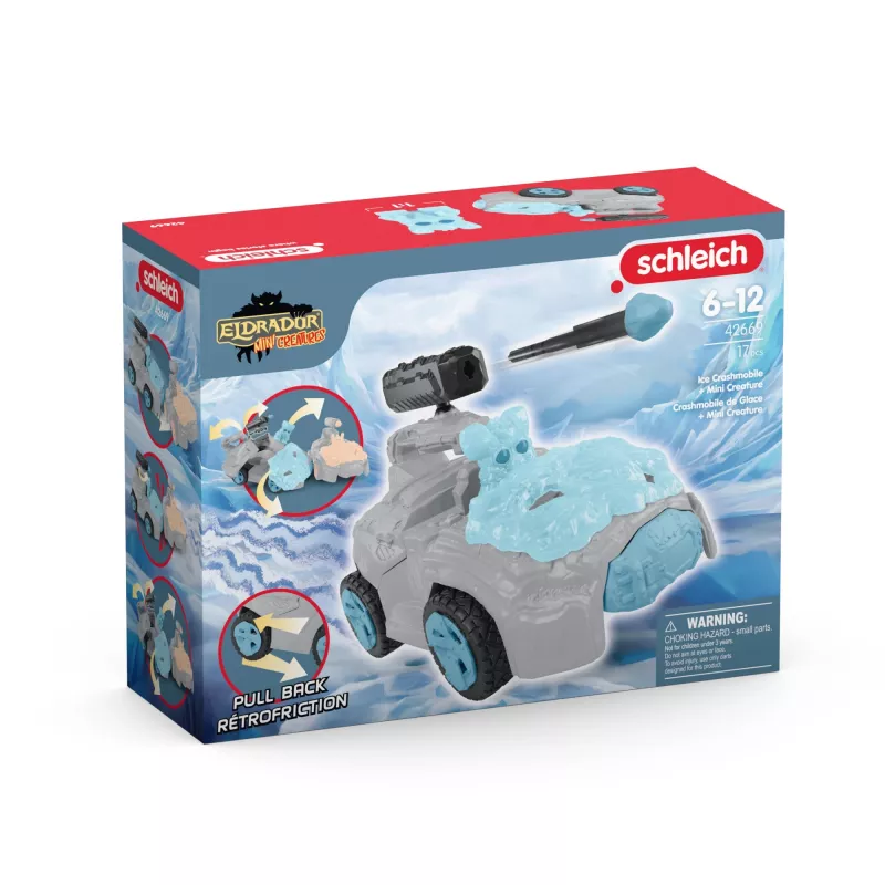 Ajoneuvo Schleich ELDRADOR CREATURES Ice CrashMobile Mini Creature 7-12 vuotta