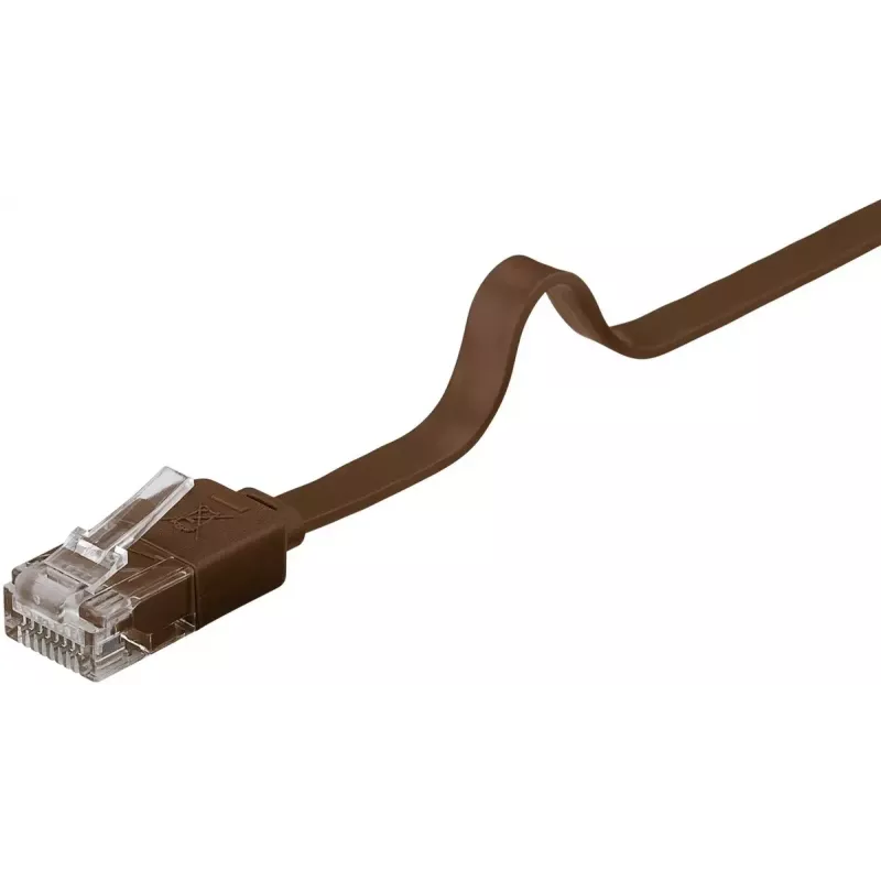 Verkkokaapeli Goobay 95895 Cat6 U/UTP 20 m ruskea