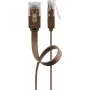 Verkkokaapeli Goobay 95897 ruskea 5 m Cat6 U/UTP