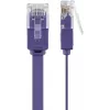 Litteä patch-kaapeli Goobay CAT 6 2 m U/UTP violetti