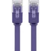 Litteä patch-kaapeli Goobay CAT 6 2 m U/UTP violetti