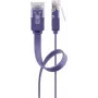 Litteä patch-kaapeli Goobay CAT 6 2 m U/UTP violetti