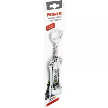 Korkkiruuvi Westmark 60202270 peruskorkkiruuvi, teräs, 173×63×37 mm