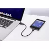 USB-kaapeli Renkforce RF-4463076 0,3 m USB-A - Micro-USB-B musta