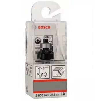 Bosch Accessories 2608628344 kovametallinen pyöristysjyrsin, 8 mm varsi, 53 mm pituus