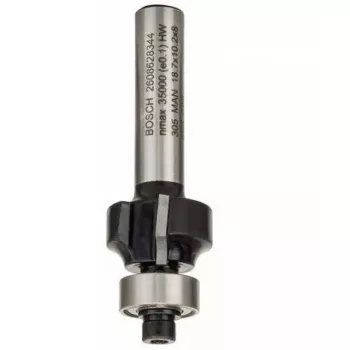 Bosch Accessories 2608628344 kovametallinen pyöristysjyrsin, 8 mm varsi, 53 mm pituus