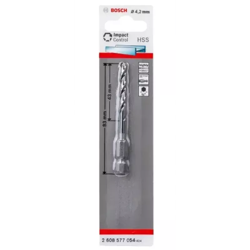 Kierukkapora Bosch HSS 4.2 mm