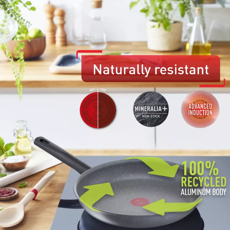 Yleispaistinpannu Tefal Healthy Chef G15002 pyöreä 20 cm harmaa