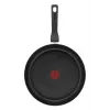Tefal Hard Titanium Pro G28990 paistinpannusarja, 2 kpl, titaanipinnoite, alumiini, induktio, 175°C, musta
