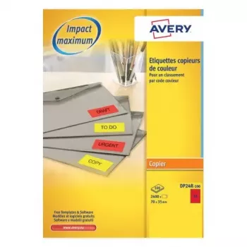Itseliimautuva tulostintarra AVERY DP24R-100