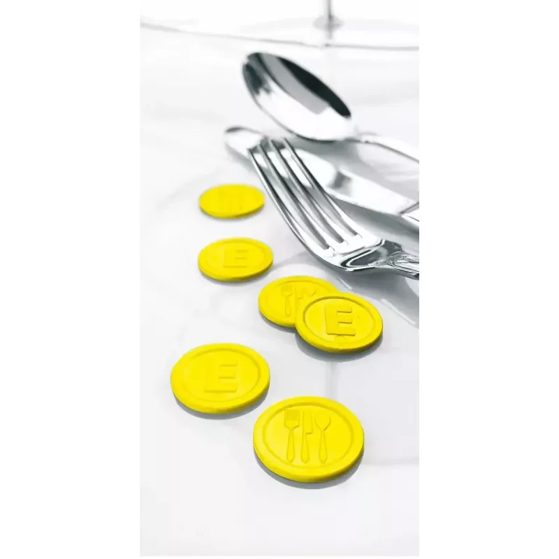 SIGEL WM002 ruoka-/tapahtumamerkit, keltaiset, 100 kpl