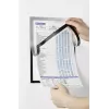 Magneettikehys A4 Durable Duraframe hopea