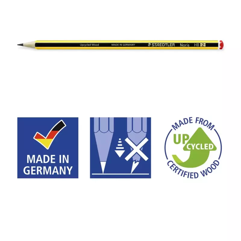 Lyijykynät Staedtler Noris 120 5 kpl PEFC-sertifioitu