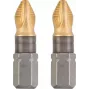 Ruuvauskärkisarja KWB 124102 2 kpl Pozidriv PZ 2 25 mm kuusikanta