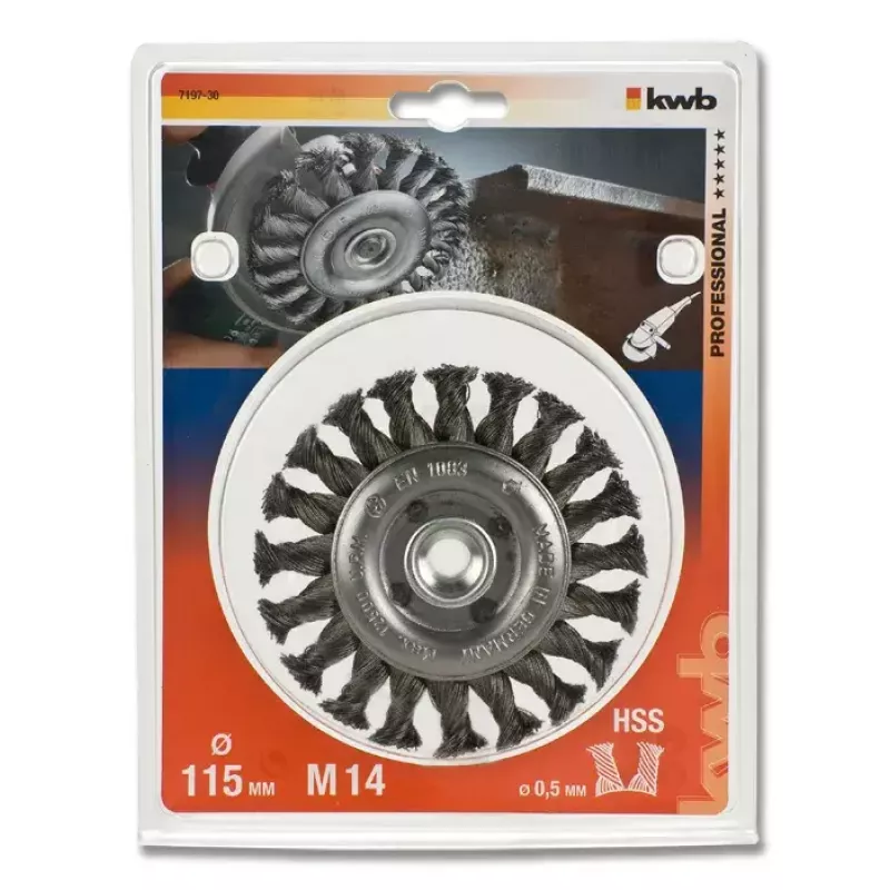 Teräsharjalaikka KWB 719730 11,5 cm