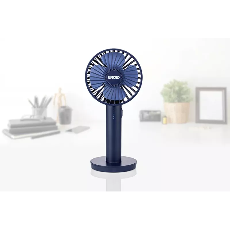 Unold Breezy II sininen 10 cm käsituuletin