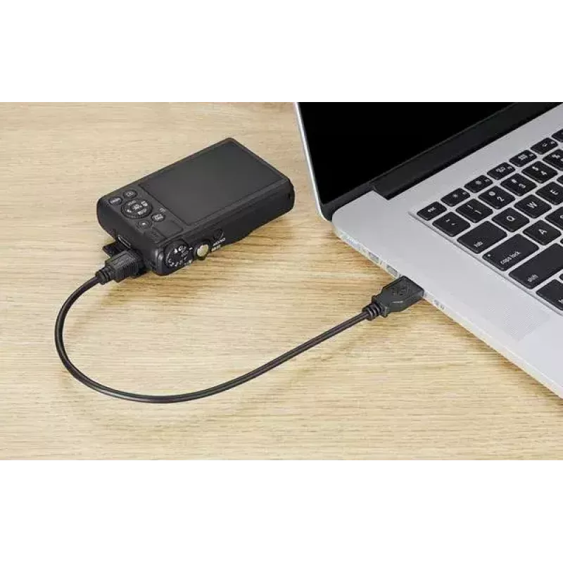 USB-kaapeli Renkforce RF-4455807 0,3 m USB A – Mini-USB B musta