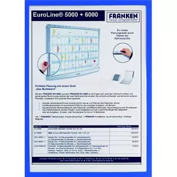 Magneettikehys A3 Franken ITSA3M 03 sininen