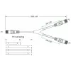 Goobay 95286 TAE-sovitinkaapeli, 2x RJ45 - RJ45 (8P8C) / TAE-F, 3 m, musta/harmaa