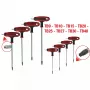 L-Torx-avain KS Tools 151.8165 kromi-vanadiiniteräs 8 kpl
