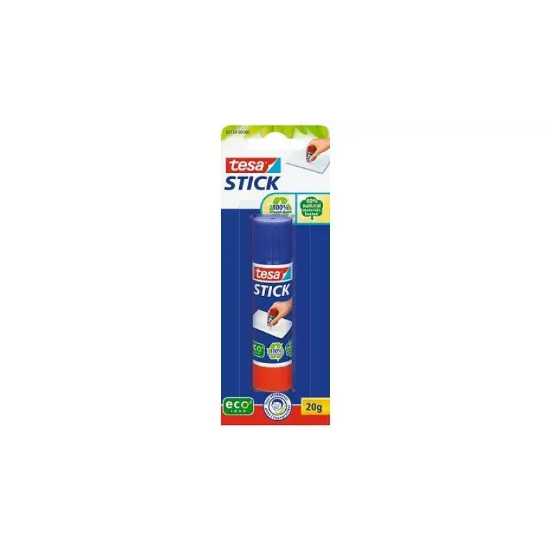 tesa ecoLogo Stick liimapuikko, 10 g, 24 kpl:n myyntiteline