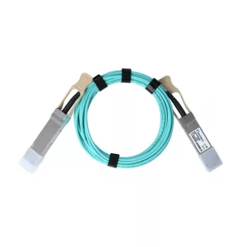 BlueOptics InfiniBand/kuituoptinen kaapeli QSFP56 – 5 m, aqua