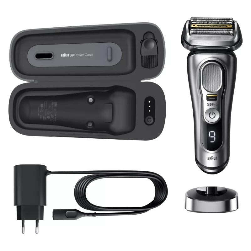 Braun Series 9 Pro 81744531 miesten parranajokone kalvoparranajokone trimmeri hopea