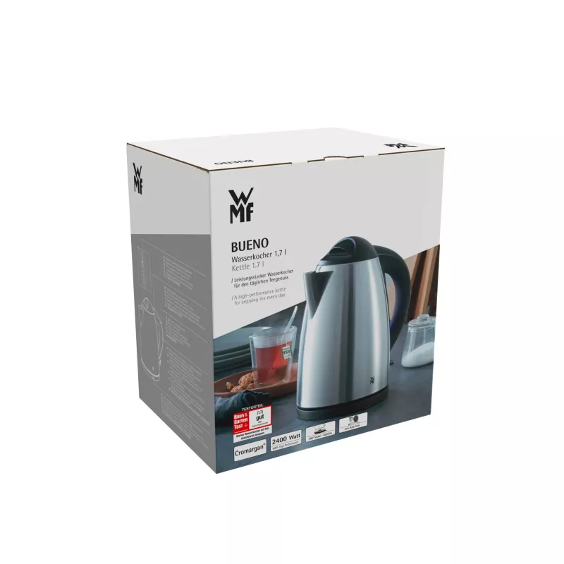 WMF Bueno 0413080011 vedenkeitin 1,7 l 2400 W musta, ruostumaton teräs