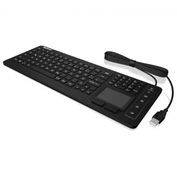 KeySonic KSK-6231 INEL (FR) näppäimistö teollisuus USB AZERTY ranska musta