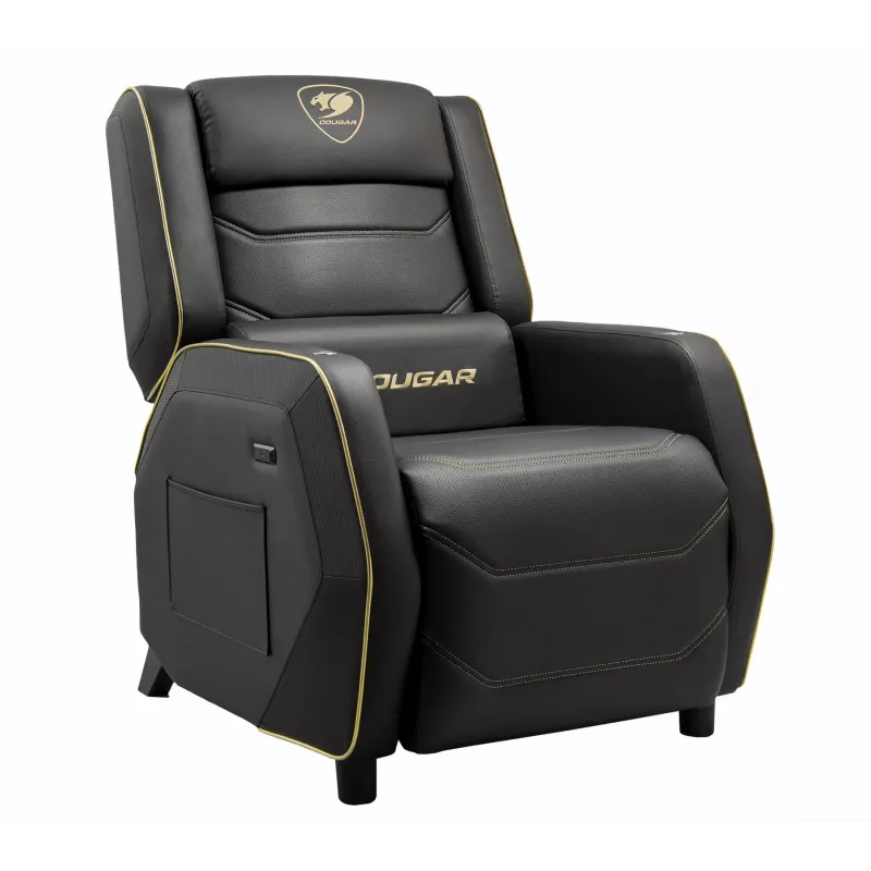 Pelituoli COUGAR Ranger Pro Royal pehmustettu istuin musta 160 kg