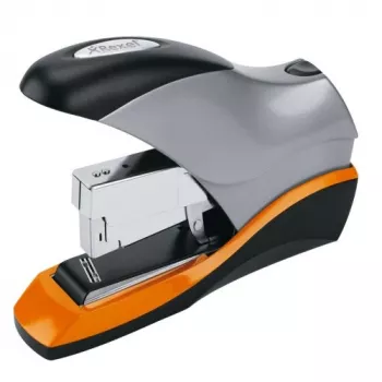 Rexel Optima 70 Low Force tehokas nitoja hopea/musta, 70 arkkia, musta, oranssi, hopea, 6,8 cm, 850 g, 50 x 155 x 240 mm, 254 x 100 x 63 mm
