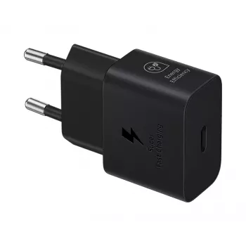 Samsung 25W EP-T2510XBEGWW -laturi musta USB-C pikalataus