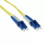 ACT 20 metrin LSZH singlemode 9/125 OS2 kuituverkkokaapeli duplex LC-liittimillä
