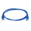 ACT sininen 10 metrin LSZH U/UTP CAT6 Datacenter Slimline -patchkaapeli ilman lukituskielekkeitä RJ45-liittimillä