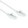 ACT valkoinen 3 metrin LSZH U/UTP CAT6 Datacenter Slimline -patchkaapeli RJ45-liittimillä