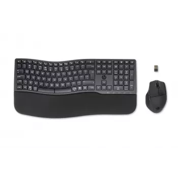 HP 680 Comfort Dual-Mode näppäimistö-hiiri-sarja, täysikokoinen (100 %), langaton, RF Wireless + Bluetooth, QWERTY, musta, hiiri mukana