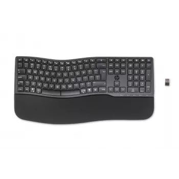 HP 680 Comfort Dual-Mode -näppäimistö, täysikokoinen (100 %), langaton, RF Wireless + Bluetooth, QWERTY, musta