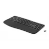 HP 680 Comfort Dual-Mode -näppäimistö, täysikokoinen (100 %), langaton, RF Wireless + Bluetooth, QWERTY, musta