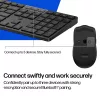 HP 490C Multi-Device Dual-Mode -näppäimistö- ja hiiriyhdistelmä, QWERTY
