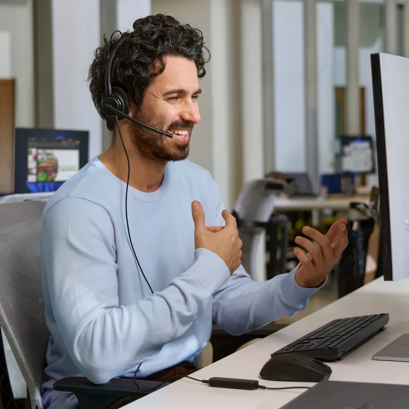 Johdollinen stereo-headset HP Poly Mission 425 USB — Bulk, paino 132 g