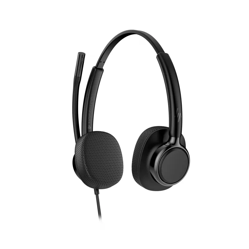 Johdollinen stereo-headset HP Poly Mission 425 USB — Bulk, paino 132 g