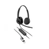 Johdollinen stereo-headset HP Poly Mission 425 USB — Bulk, paino 132 g
