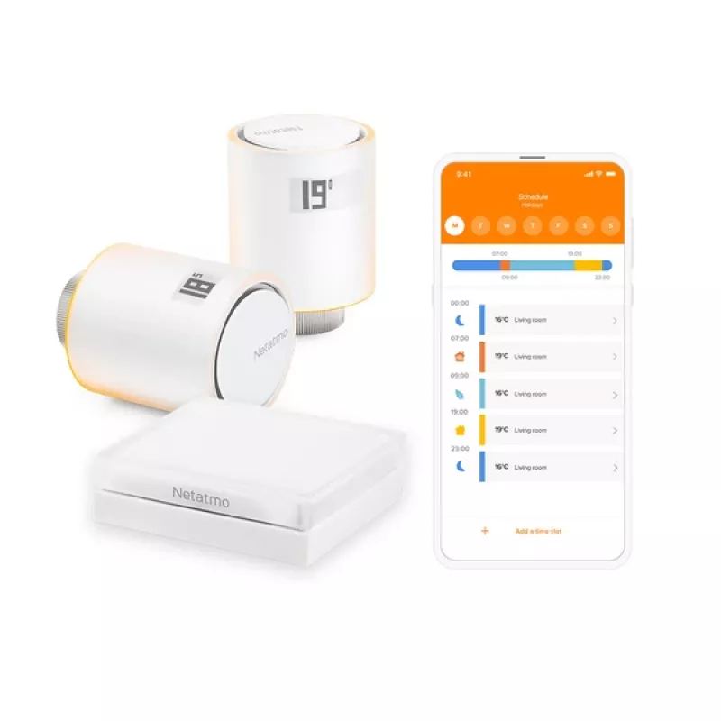 Netatmo NVP01-DE termostaattinen patteriventtiili sopii sisätiloihin