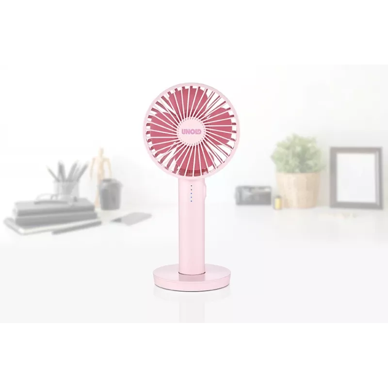 Unold Breezy II pinkki 10 cm käsituuletin