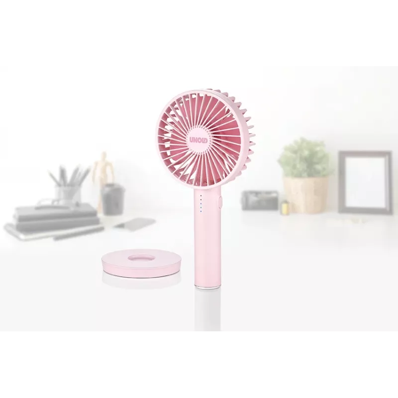 Unold Breezy II pinkki 10 cm käsituuletin