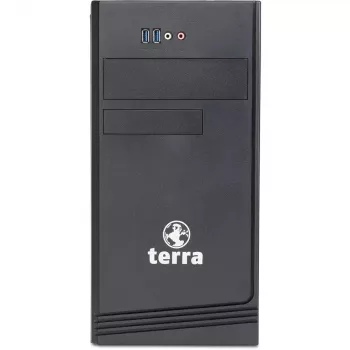 TERRA PC-HOME 4000 Intel® Core™ i3 i3-14100 8 GB DDR5-SDRAM 500 GB SSD Windows 11 Home Mini Tower musta