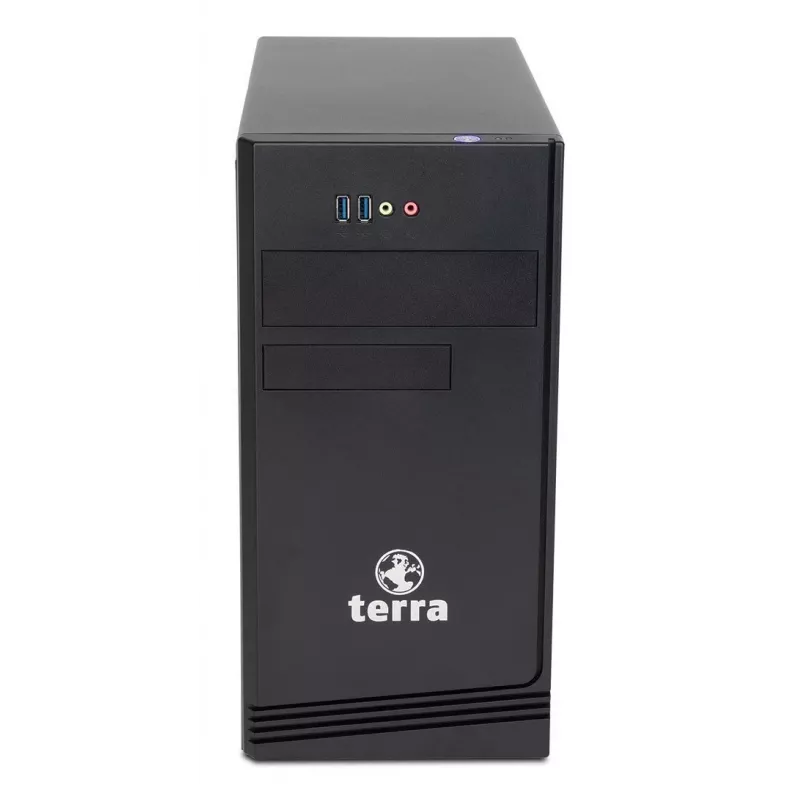 TERRA PC-HOME 4000 Intel® Core™ i3 i3-14100 8 GB DDR5-SDRAM 500 GB SSD Windows 11 Home Mini Tower musta