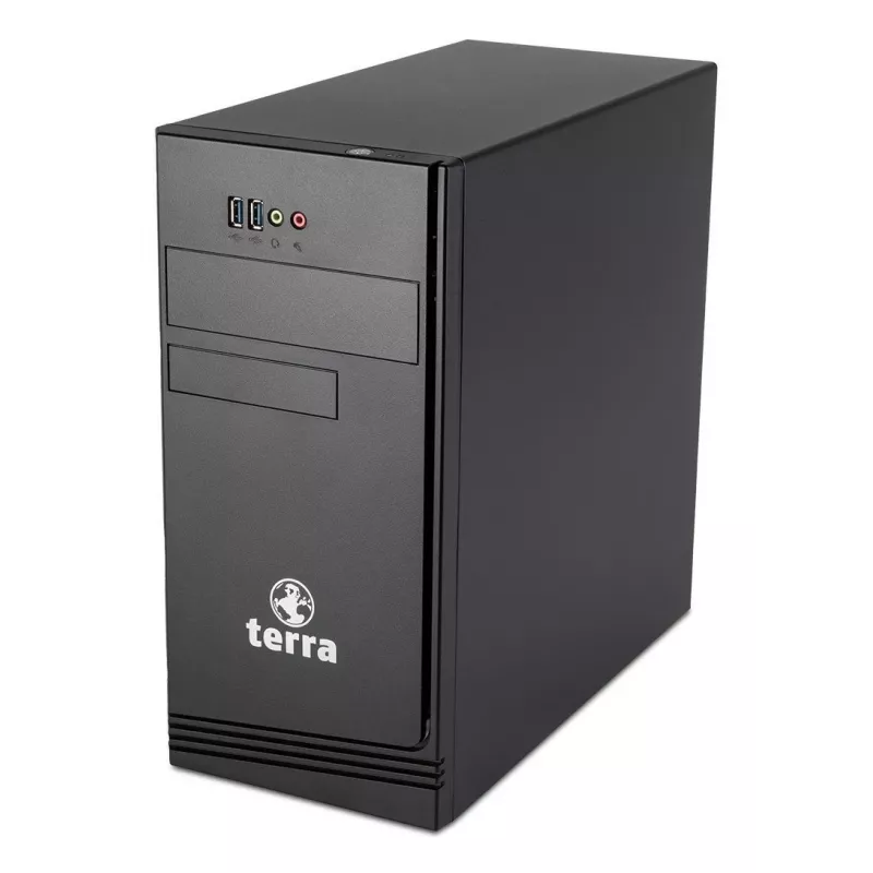 TERRA PC-HOME 4000 Intel® Core™ i3 i3-14100 8 GB DDR5-SDRAM 500 GB SSD Windows 11 Home Mini Tower musta